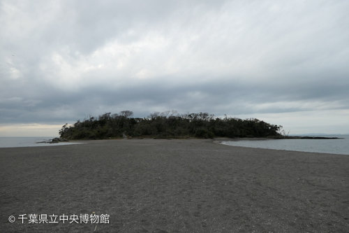 陸地側から見た沖ノ島
