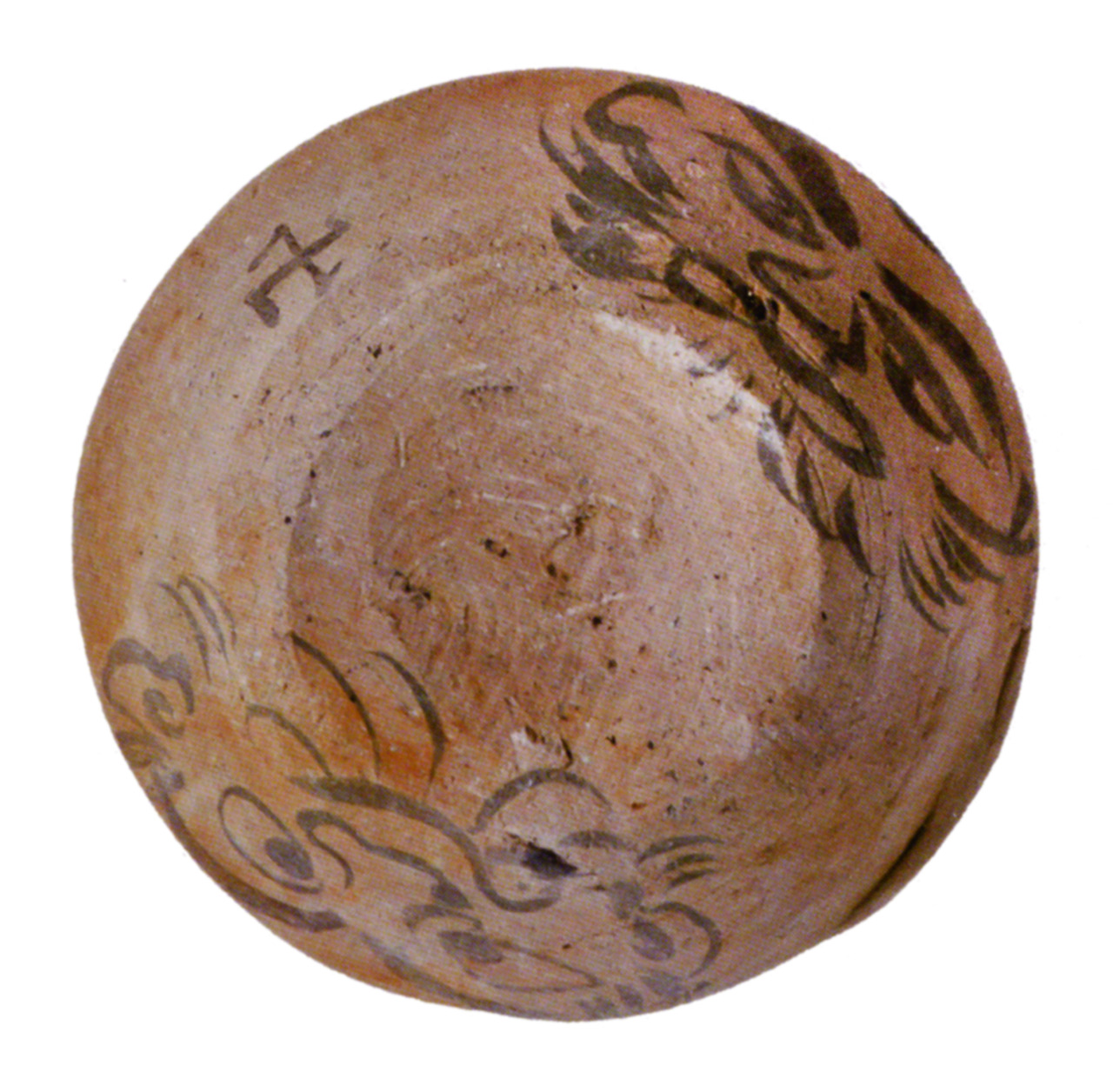 市川市北下遺跡出土人面墨書土器