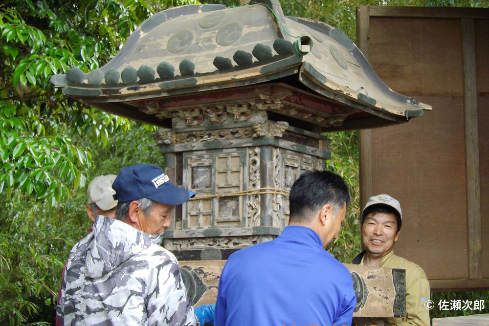 文化16年に江戸で製作された飾り神輿