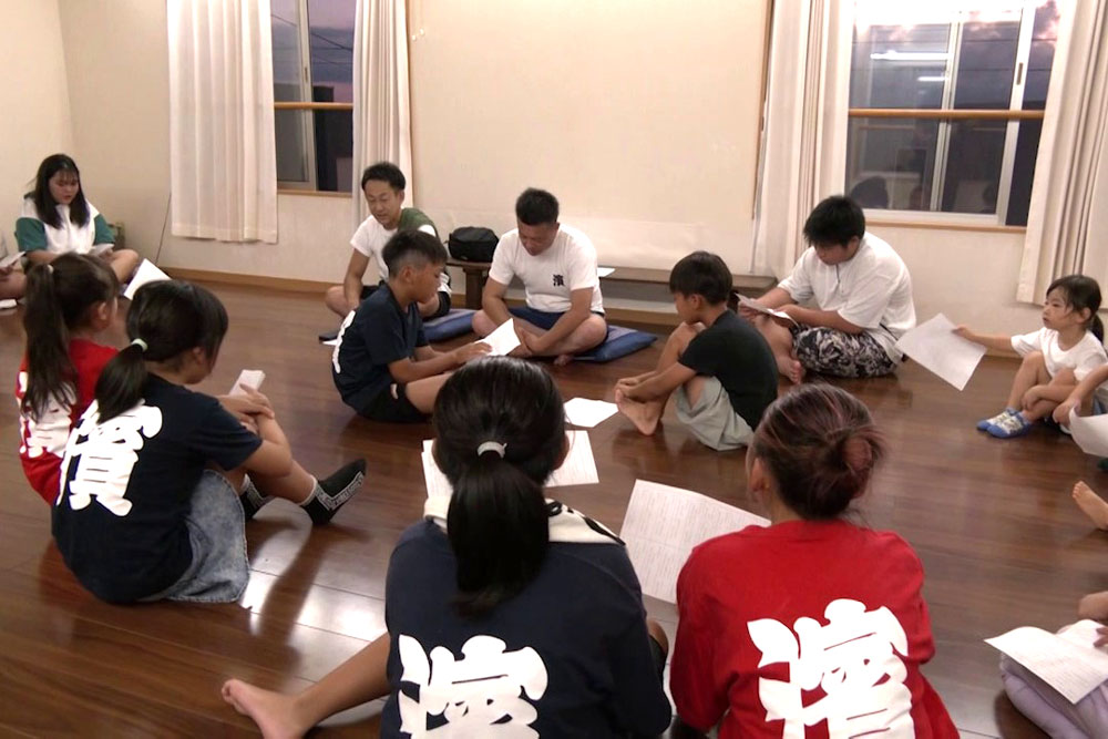 神輿唄の練習会