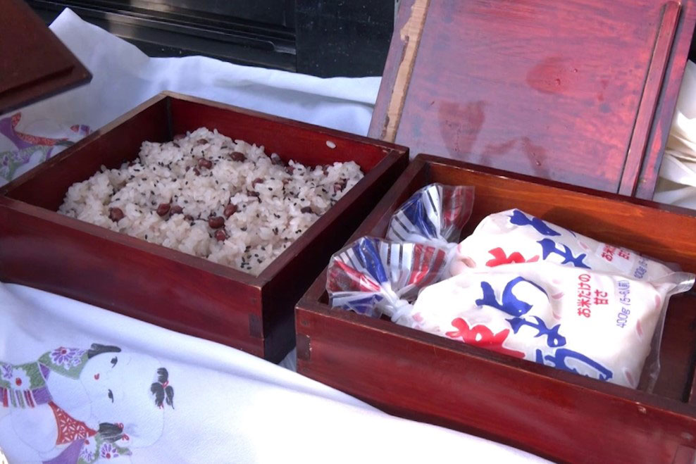 久我家から再度届いた神饌