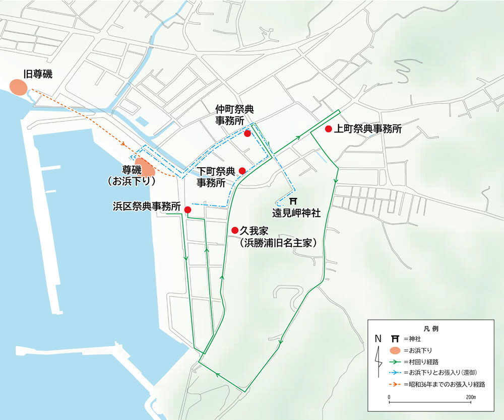 遠見岬神社祭礼巡行図