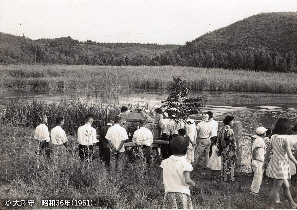 千把ヶ池でのお浜下り神事