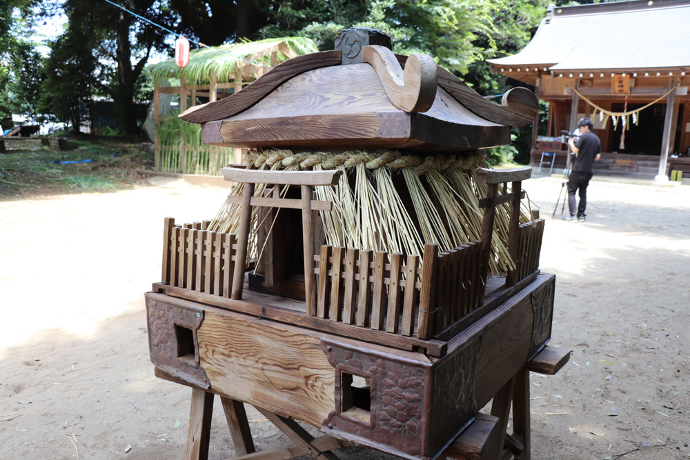 大正14年に製作された神輿