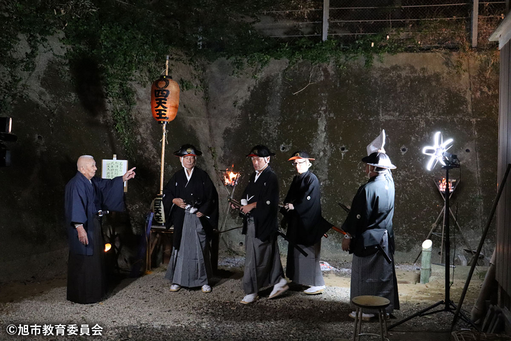 出陣式を終えた四天王