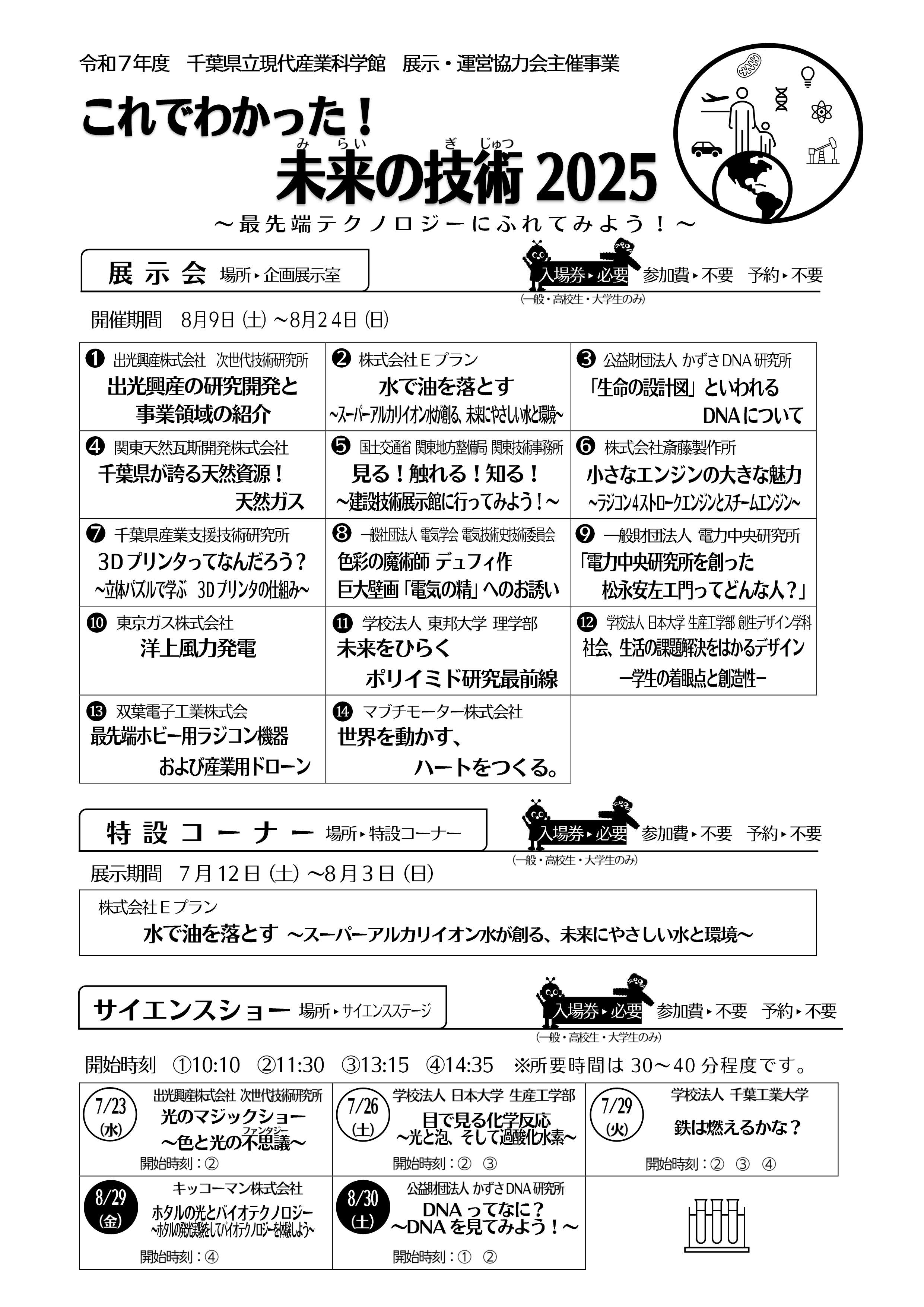 千葉県立現代産業科学館 船体・エンジン展示のお知らせ | SAITO