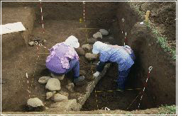 関宿城跡の発掘