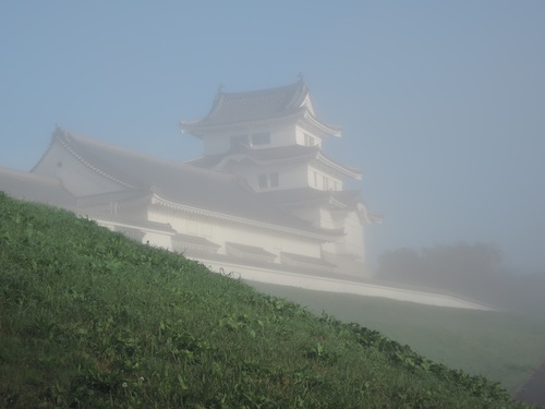 濃霧の関宿城