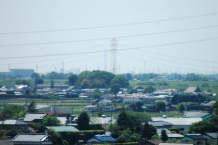 天守閣からの東京スカイツリー