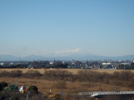 富士山方面（平成24年12月24日撮影）