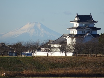 関宿城と富士2021