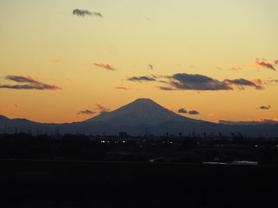 富士山1224夕方1
