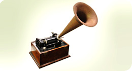 エジソンのフォノグラフ