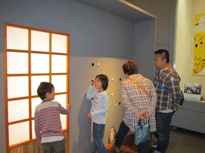 「壁に耳あり 障子に目あり」コーナー