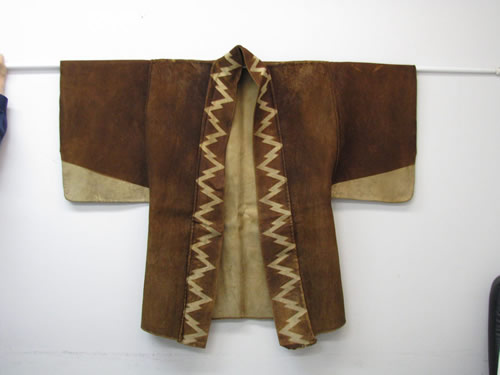 鹿皮製羽織